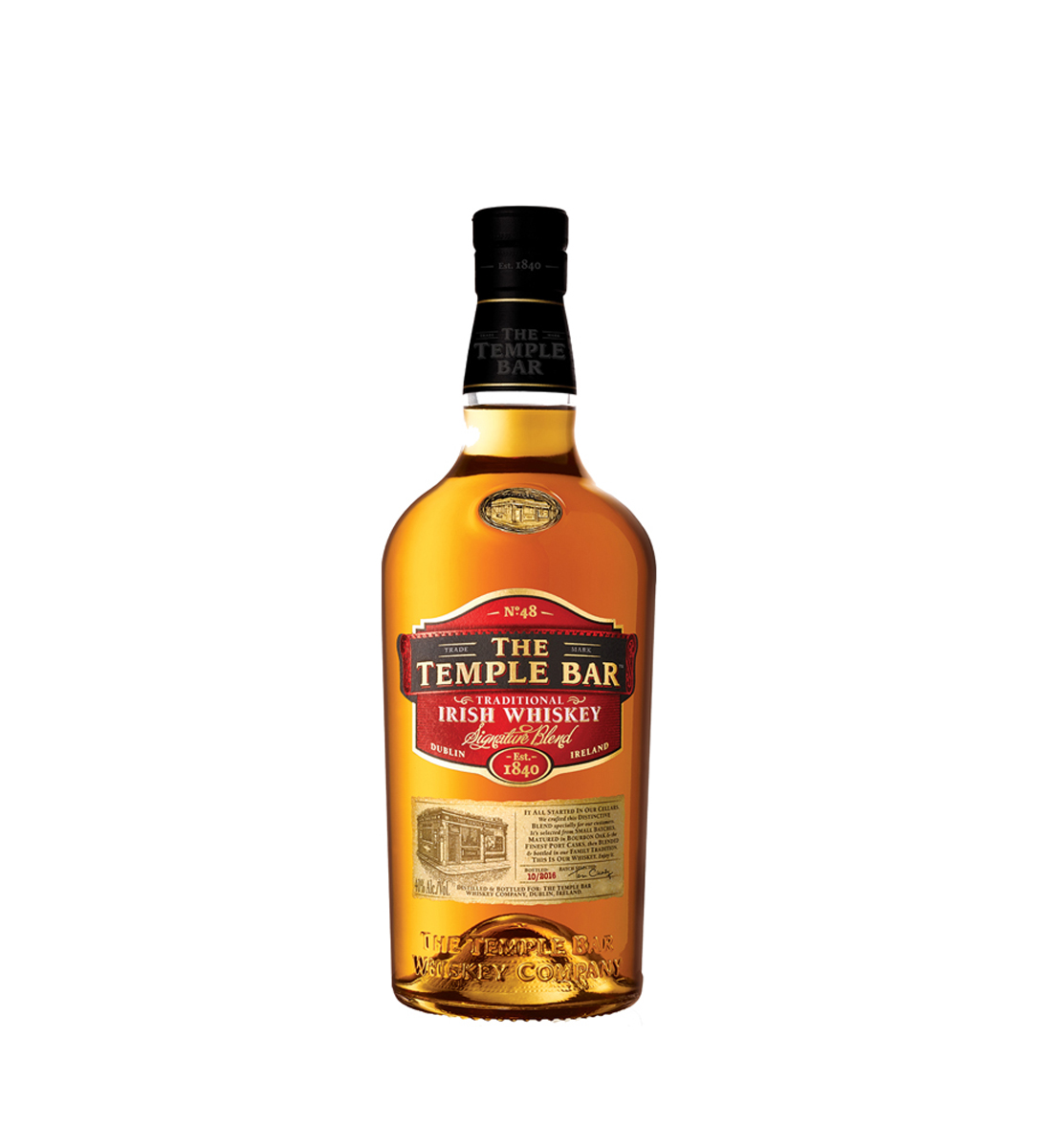 The Temple Bar Signature Blend Irish Whiskey 0.7L